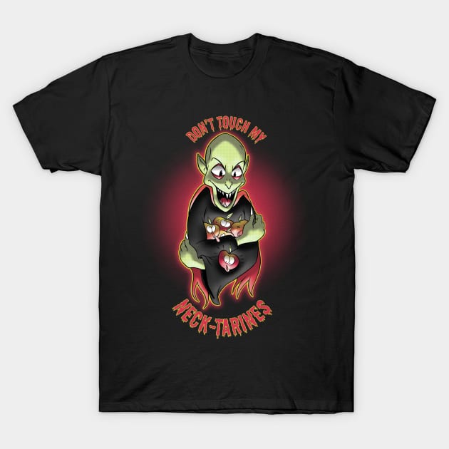 Don't Touch My Neck-Tarines T-Shirt by enricoceriani